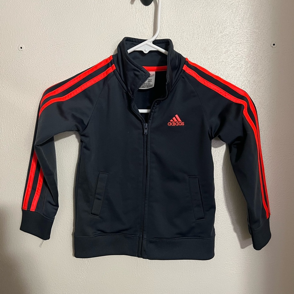 ADIDAS Track Jacket with Embroidered Logo Kids‎ Size 3T
